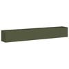 vidaXL Plantenbak 280x40x40 cm koudgewalst staal olijfgroen
