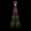 vidaXL Kerstboom met grondpin 108 LED's meerkleurig 180 cm