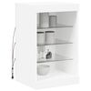 vidaXL Dressoir met LED-verlichting 41x37x67 cm wit