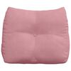 vidaXL Rugkussen Roze 60 x 24 x 50 cm Fluweel