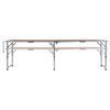 vidaXL Campingtafel inklapbaar 240x60 cm aluminium
