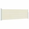 vidaXL Tuinscherm uittrekbaar 100x314 cm cr&egrave;me