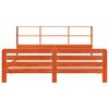 vidaXL Bedframe zonder matras massief grenenhout wasbruin 180x200 cm