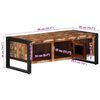 vidaXL Salontafel 90x50x36 cm massief gerecycled hout meerkleurig