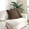 vidaXL Sofa Kussens 2 stuks Bruin 50 x 50 cm Stof