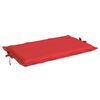 vidaXL Ligbedkussen 186x58x4 cm oxford stof rood