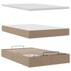 vidaXL Ottoman bed met matras en LED's 120x200cm kunstleer