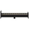 vidaXL Bedframe zonder matras 90x190 cm spaanplaat zwart eikenkleurig