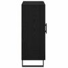 vidaXL Dressoir Zwart Eiken 69,5 x 34 x 90 cm Bewerkt hout