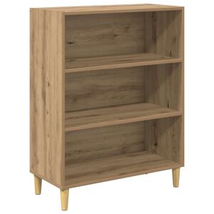 vidaXL Dressoir Artisan Eiken 69,5 x 32,5 x 90 cm Bewerkt hout