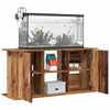 vidaXL Aquariumstandaard 121x41x58 cm bewerkt hout oud houtkleurig
