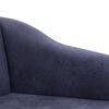 vidaXL Chaise longue kunstsu&egrave;de grijs