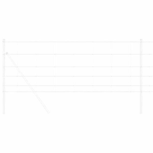 vidaXL Weidehekwerk Zilver 25 x 0.8 m Gegalvaniseerd staal