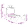 vidaXL Peuterbedframe met hoofdbord met hoofdeinde Roze 70 x 140 cm PU