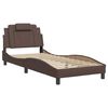 vidaXL Bedframe "Viana" zonder matras kunstleer bruin 90x190 cm
