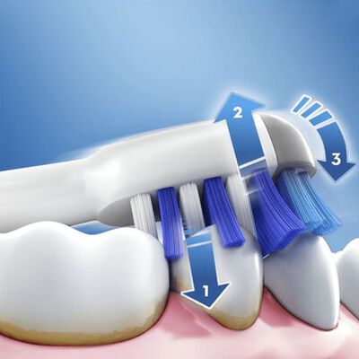 Elektrische tandenborstel Oral-B TriZone 600 Pro Wit Groen