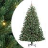 vidaXL Kunstmatige Inklapbare Kerstboom Groen 210 cm PVC en Metaal