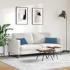 vidaXL Sofa Kussens 2 pcs Blauw 50 x 30 cm Katoen Stof