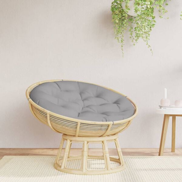 vidaXL Zitkussen rond &Oslash; 100x11 cm oxford stof grijs