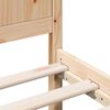 vidaXL Bedframe Bruin 120 x 190 cm Massief grenenhout