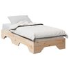 vidaXL Bedframe zonder matras stapelbaar 80x200 cm massief hout