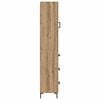 vidaXL Highboard Artisan Eiken 34,5 x 34 x 180 cm Bewerkt hout