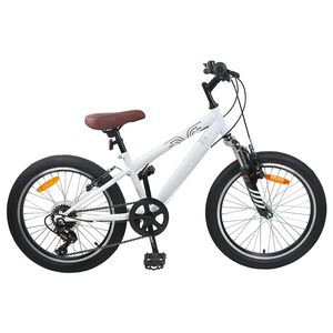 vidaXL Mountainbike 20 Inch 6-Snelheid voor 5-8 jaar oud Wit