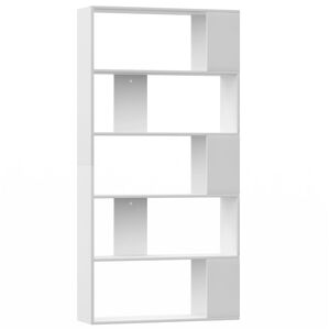 vidaXL Boekenkast / kamerscherm 80x24x159 cm bewerkt hout wit