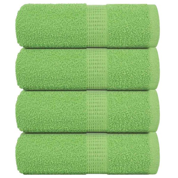 vidaXL Washandjes FROGN 4 st 30x30 cm 360 g/m&sup2; appelgroen