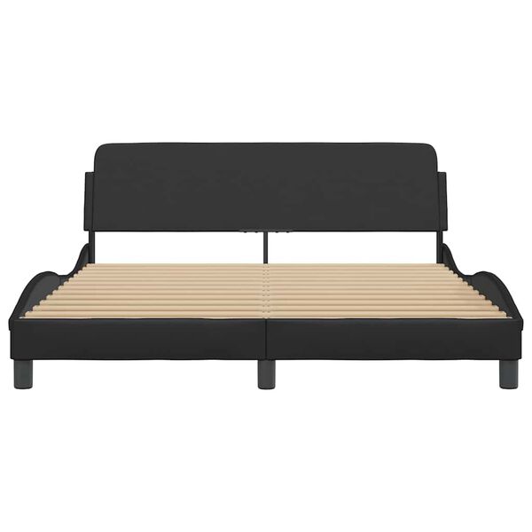 vidaXL Bedframe "Dover" kunstleer zwart 160x200 cm