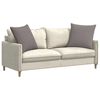 vidaXL Sofa Kussens 2 stuks Taupe 80 x 80 cm Stof