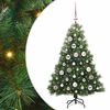 vidaXL Kunstkerstboom met 150 LED met standaard Groen 120 cm PE en PVC