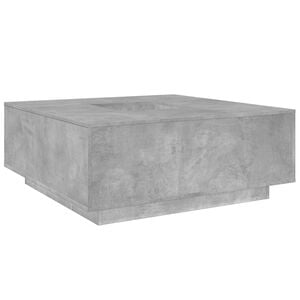 vidaXL Salontafel 100x100x40 cm bewerkt hout betongrijs