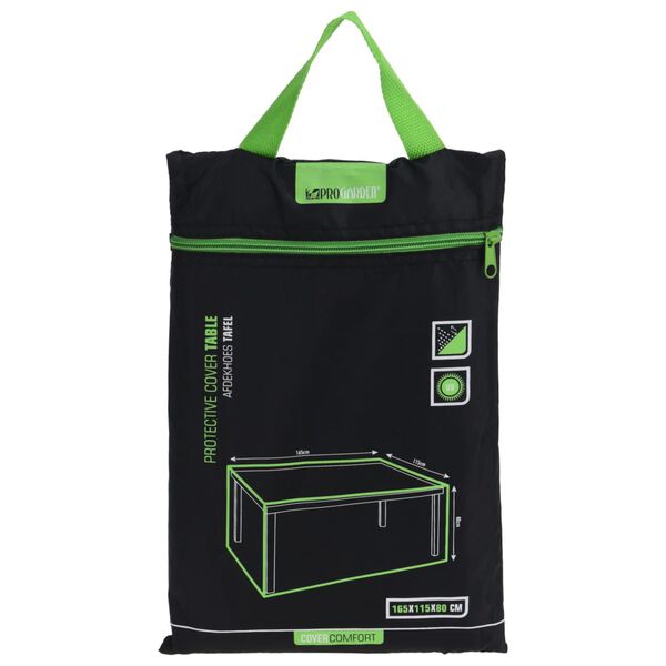 ProGarden Tuintafelhoes 165x115x80 cm zwart