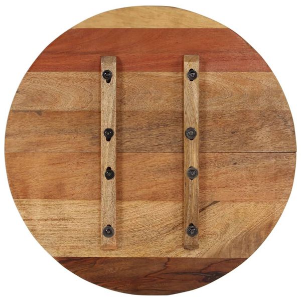 vidaXL Tafelblad rond 15-16 mm 60 cm massief gerecycled hout