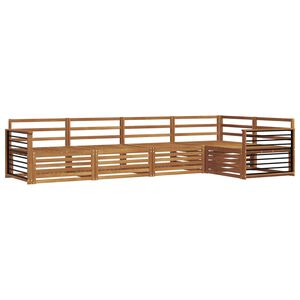 vidaXL Buiten bankenset 5 pcs Naturel Massief Acaciahout