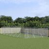 vidaXL Hondenkennel voor buiten 6x14x2 m gegalvaniseerd staal zilver