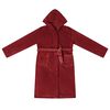 vidaXL Badjas Hoodie Bordeaux Rood xxl Flanel