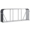 vidaXL Houthouder Antraciet 234x45x100 cm Gegalvaniseerd Staal