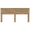 vidaXL Hoofdbord Artisan Eiken 200 cm Bewerkt hout