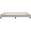 vidaXL Bedframe zonder matras stof lichtgrijs 180x200 cm