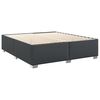 vidaXL Boxspring met matras kunstleer zwart 200x200 cm