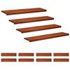 vidaXL Trapmatten 12 st Bruin 110 x 30 x 2 cm Massief beukenhout