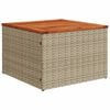 vidaXL Tuinbankenset met opslag 9 pcs Beige en Licht Grijs poly rattan