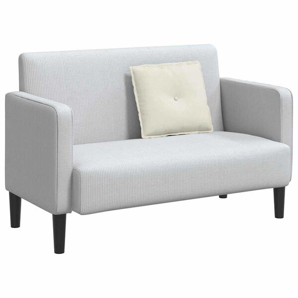 vidaXL Rugkussen Crème 50 x 45 cm Cordstof