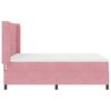 vidaXL Boxspringbed met matras Roze 140 x 190 cm Fluweel