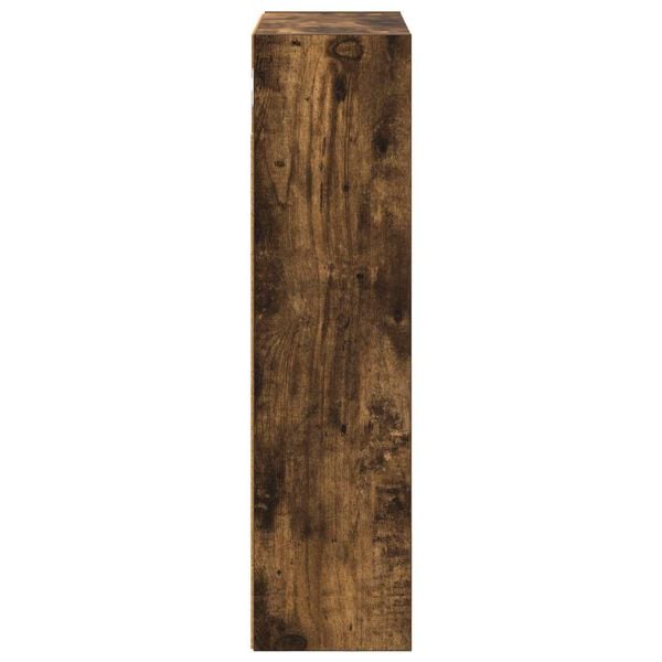 vidaXL Badkamer wandkast met plank Gerookte Eik 40 x 16 x 62,5 cm
