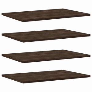 vidaXL Wandschappen 4 st 60x40x1,5 cm bewerkt hout bruin eikenkleur