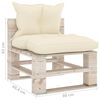 vidaXL 8-delige Loungeset met kussens pallet grenenhout
