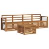 vidaXL Sofa-Sets Naturel Massief Acaciahout